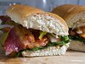 This is a tuna with bacon